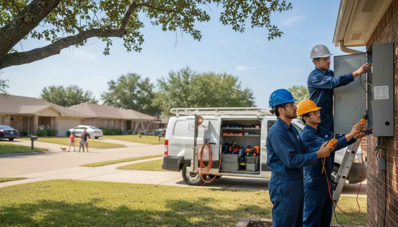 Certified electrician providing emergency electrical services in Belspring, VA
